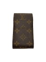 【中古】LOUIS VUITTON◆エテュイ・シガレット_モノグラム・キャンバス_BRW/--/BRW/メンズ【服飾雑貨他】