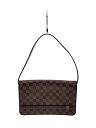 【中古】LOUIS VUITTON◆トライベッカ・ロン_ダミエ・エベヌ_BRW/PVC/BRW【バッグ】