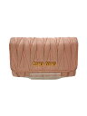 【中古】MIU MIU◆キーケース/--/PNK/無地/レディース/197A/マテラッセレザー【服飾雑貨他】