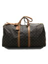 【中古】LOUIS VUITTON◆キーポル・バンドリエール55_モノグラム_BRW/PVC/BRW【バッグ】