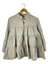 【中古】Hug O War◆長袖ブラウス/FREE/コットン/GRY/ST-L1126【レディースウェア】(4)