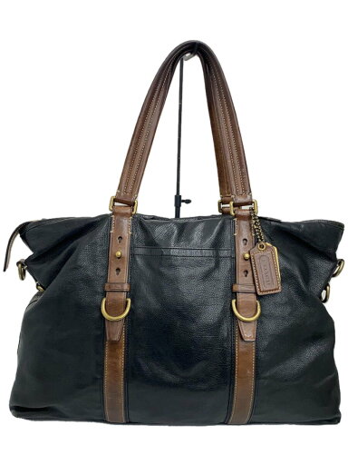 【中古】COACH◆トートバッグ_ハリソン・イーストウエスト/レザー/BLK//【バッグ】 【中古】COACH◆トートバッグ_ハリソン・イーストウエスト/レザー/BLK//【バッグ】