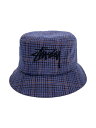 【中古】STUSSY◆ハット/--/コットン/マルチカラー/チェック/メンズ【服飾雑貨他】(4)