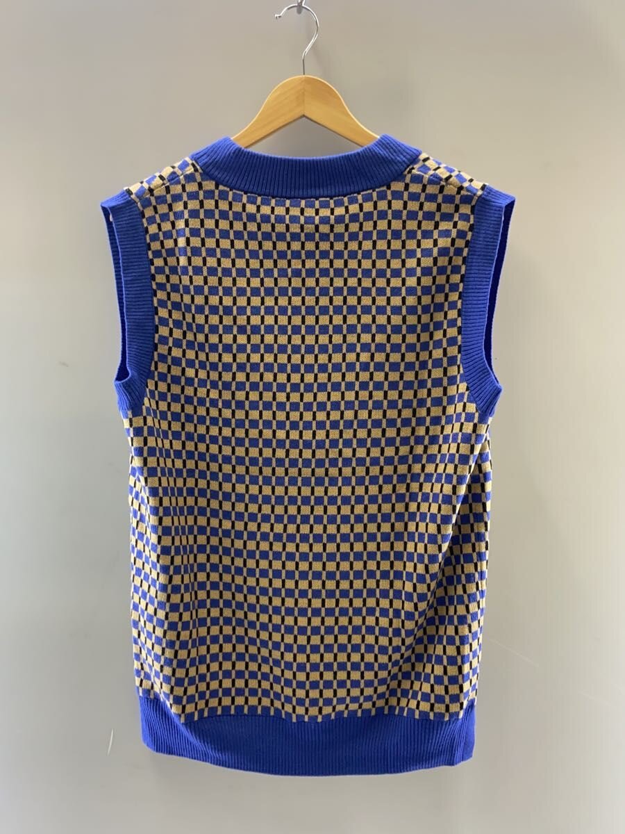 【中古】HERG/ベスト/L/ウール/BLU/チェック【メンズウェア】 2
