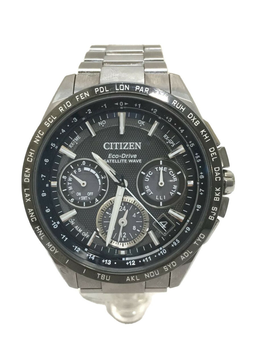 【中古】CITIZEN◆ソーラー腕時計/--/B