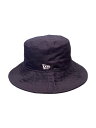 【中古】NEW ERA◆バケットハット/--/コットン/NVY/無地/メンズ/13552067【服飾雑貨他】