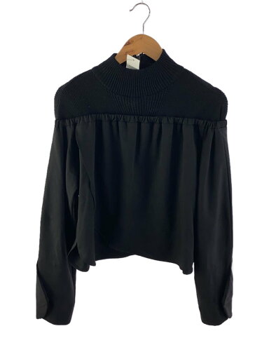 【中古】TARO HORIUCHI◆長袖ブラウス/2/コットン/BLK【レディースウェア】 【中古】TARO HORIUCHI◆長袖ブラウス/2/コットン/BLK【レディースウェア】