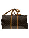 【中古】LOUIS VUITTON◆キーポル・バンドリエール55_モノグラム・キャンバス_BRW/PVC/BRW【バッグ】(4)