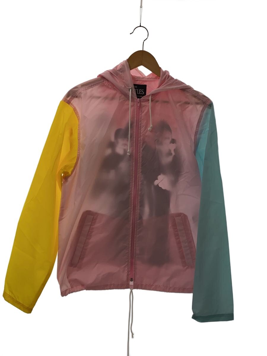 【中古】THE BEATLES COMME des GARCONS◆ナイロンジャケット/M/ナイロン/PNK/d7420358621d【レディースウェア】
