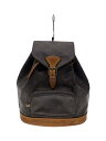【中古】LOUIS VUITTON◆モンスリMM_モノグラム・キャンバス_BRW/PVC/BRW【バッグ】