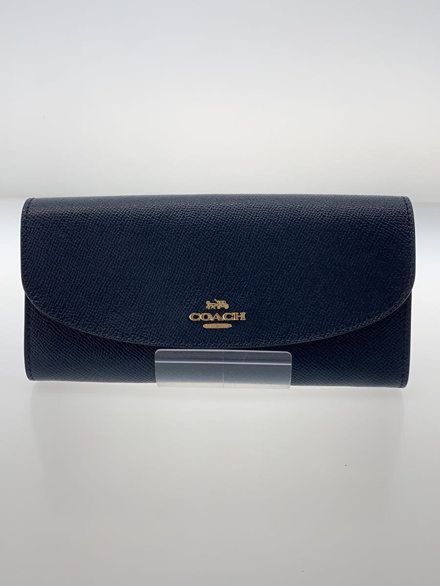 【中古】COACH◆長財布/--/NVY/レディース/f54009【服飾雑貨他】