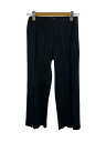 【中古】PLEATS PLEASE ISSEY MIYAKE◆ボトム/1/ポリエステル/BLK/無地/PP41-JF405【レディースウェア】