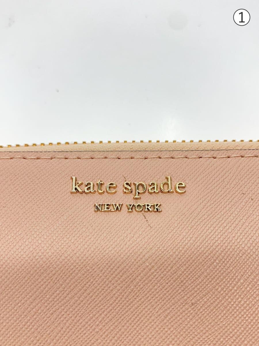 【中古】kate spade new york◆長財布/--/PNK/レディース/WLRU5448【服飾雑貨他】