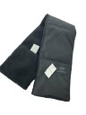 【中古】TAION◆マフラー/ポリエステル/BLK/メンズ【服飾雑貨他】
