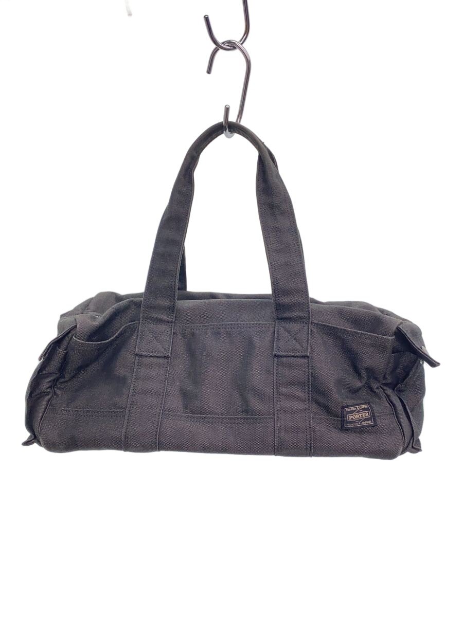 【中古】PORTER◆ボストンバッグ/--/GRY/無地/592-07510【バッグ】