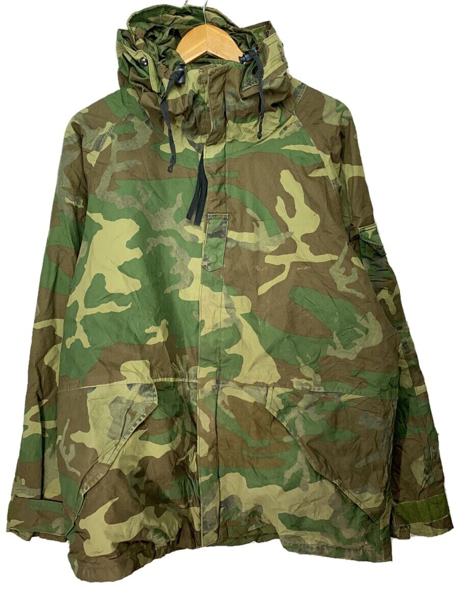 【中古】US.ARMY◆ミリタリージャケット/L/デニム/KHK/カモフラ/8415-01-228-1319【メンズウェア】