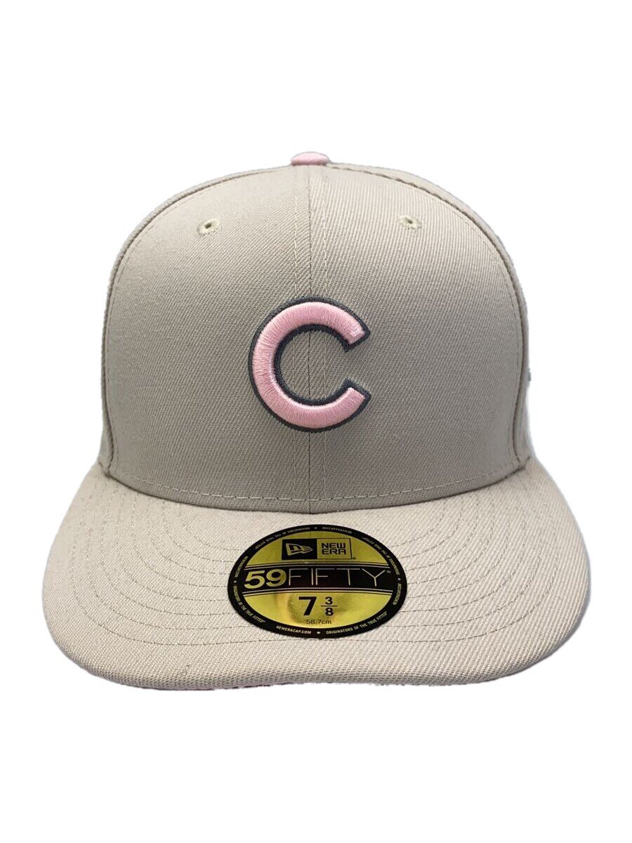 【中古】NEW ERA◆59FIFTY Mothers Day/キャップ/7 3/8/コットン/BEG/メンズ【服飾雑貨他】