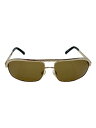 【中古】BLACK FLYS◆STAR FLY POLARIZED/サングラス/ウェリントン/チタン/GLD/BRW/メンズ【服飾雑貨他】