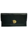 【中古】COACH◆クラッチバッグ/レザー/BLK【バッグ】