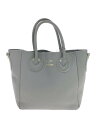 【中古】YOUNG & OLSEN◆トートバッグ/レザー/GRY/無地//【バッグ】