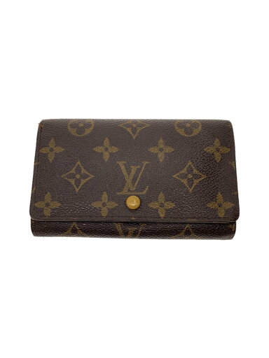 【中古】LOUIS VUITTON◆1)ポルト・モネ・ビエ・トレゾール_モノグラム・キャンバス_BRW/PVC/BRW/モノグラム/レディース【服飾雑貨他】 【中古】LOUIS VUITTON◆1)ポルト・モネ・ビエ・トレゾール_モノグラム・キャンバス_BRW/PVC/BRW/モノグラム/レディース【服飾雑貨他】