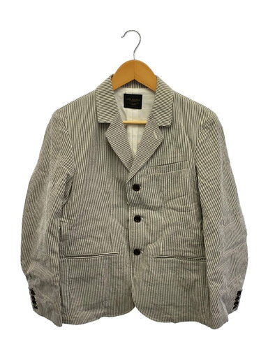 【中古】GLAD HAND◆インペリアルストライプジャケット/S/コットン/WHT/ストライプ/BYGH-19-SS-15【メンズウェア】 【中古】GLAD HAND◆インペリアルストライプジャケット/S/コットン/WHT/ストライプ/BYGH-19-SS-15【メンズウェア】