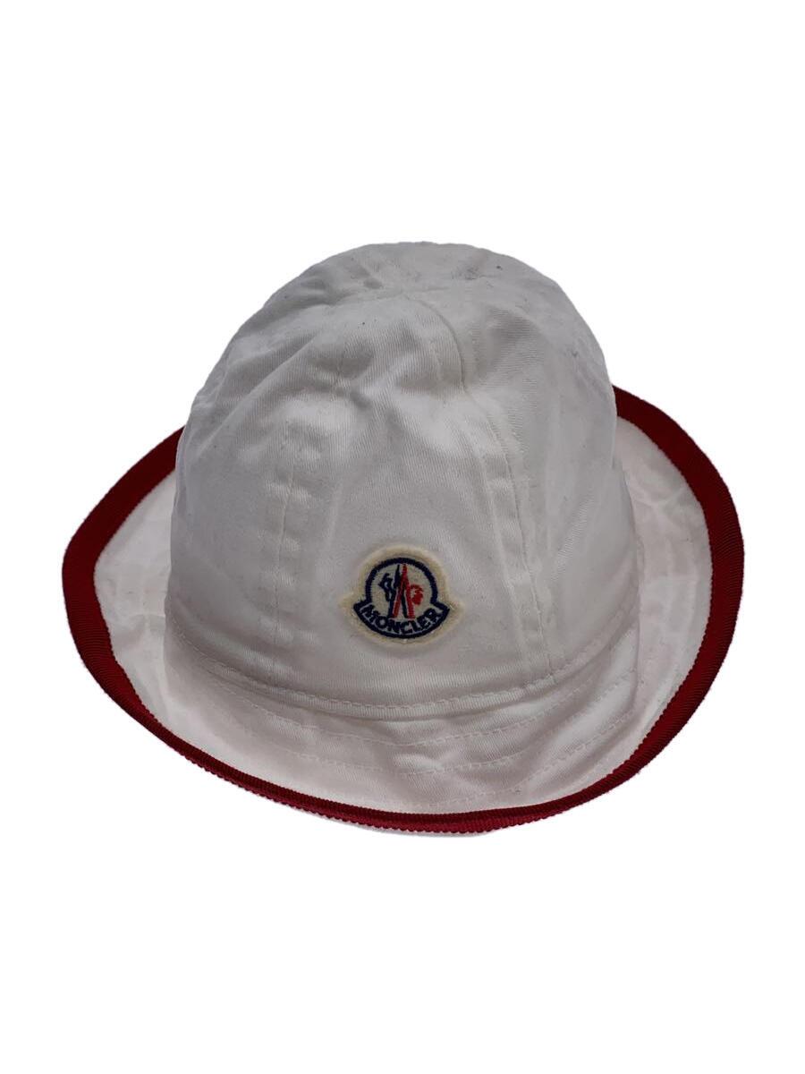 【中古】MONCLER◆キッズ服飾/帽子/コットン/WHT/E15910088405 04863【キッズ】