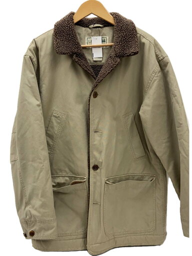 【中古】L.L.Bean◆カバーオール/M/コットン/KHK/無地【メンズウェア】 【中古】L.L.Bean◆カバーオール/M/コットン/KHK/無地【メンズウェア】