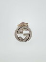 【中古】GUCCI◆インターロッキングピアス/片耳のみ/SV925/SLV/レディース/使用感有【服飾雑貨他】