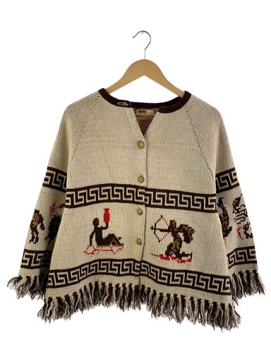 【中古】Montgomery Ward◆ニット・セーター(厚手)/FREE/ウール/BEG/総柄【レディースウェア】 【中古】Montgomery Ward◆ニット・セーター(厚手)/FREE/ウール/BEG/総柄【レディースウェア】