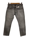 【中古】NUMBER (N)INE◆ストレートパンツ/31/コットン/GRY/無地/2513S211-0020【メンズウェア】(4)