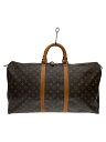 【中古】LOUIS VUITTON◆キーポル55_モノグラム・キャンバス_BRW/PVC/BRW【バッグ】