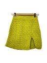 【中古】BOTTEGA VENETA◆スカート/XS/レーヨン/YLW/C-EPBV-2021-1701【レディースウェア】