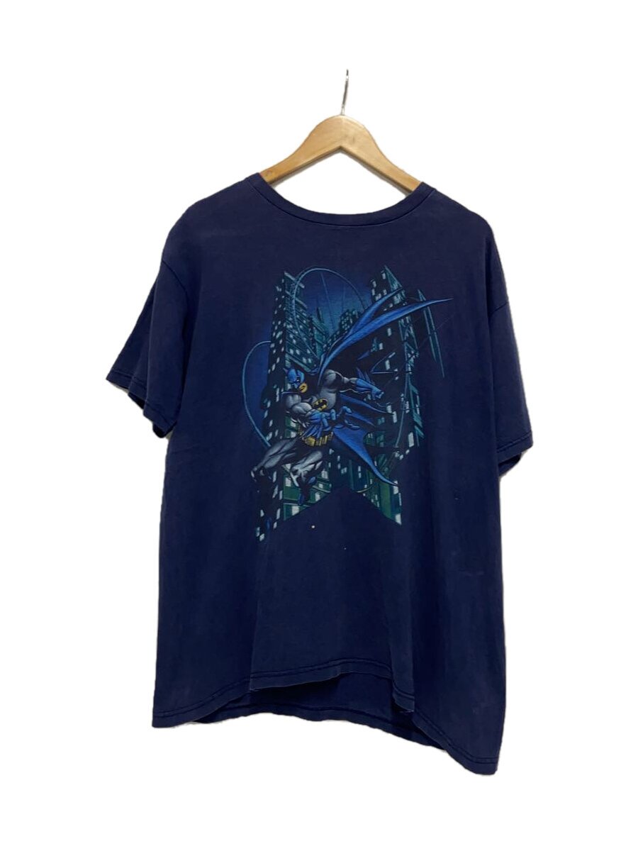 2000 DC Comics/BATMAN/SixFlags/Tシャツ/XL/コットン/NVY/プリント