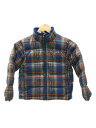 【中古】patagonia◆ジャケット/XS/ポリエステル/チェック/68304【キッズ】