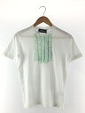 【中古】DSQUARED2◆Tシャツ/XS/コットン/WHT/フリル【レディースウェア】