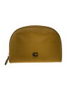 【中古】COACH◆ポーチ/PVC/YLW/無地/C3489【バッグ】