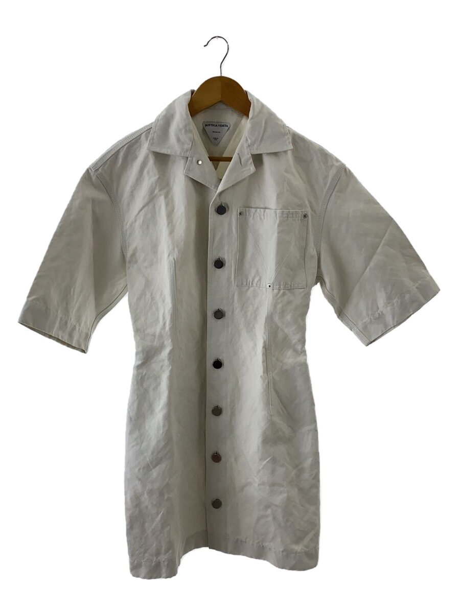 【中古】BOTTEGA VENETA◆ジャケット/34/コットン/WHT/C-EPBV-2022-141//【レディースウェア】