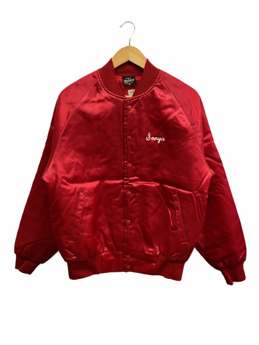 【中古】AMERICAS FINEST/ブルゾン/M/ポリエステル/RED/総柄【メンズウェア】