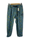 【中古】WILDTHINGS◆PRINT LAX PANTS/M/ナイロン/BLU/総柄/WT24036AD【メンズウェア】
