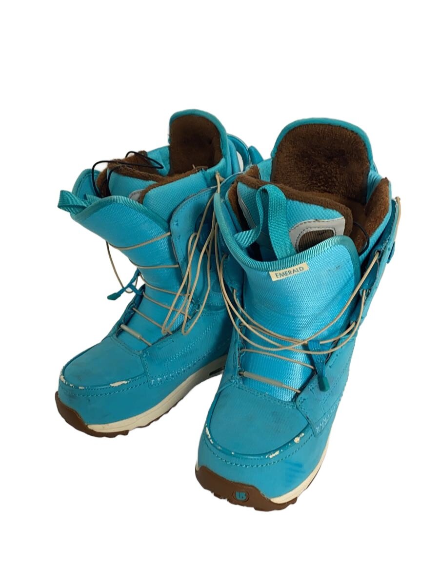 【中古】BURTON◆スノーボードブーツ/23cm/クイックレーシング/BLU/EMERALD-R ASIAN FIT【スポーツ】