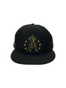 【中古】NEW ERA◆キャップ/7 3/4/コットン/ブラック/メンズ/エンゼルス【服飾雑貨他】(4)