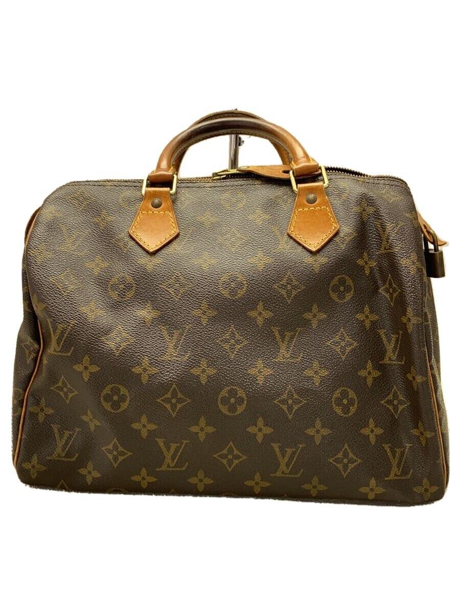 【ブランド】LOUIS VUITTON【ブランドカナ】ルイヴィトン【型番】M41526【程度】C【サイズ】【メインカラー】ブラウン【素材・生地】PVC（ビニール）【キーワード】　　2023/12/28セカンドストリート尼崎浜田店 【4037】【中古】LOUIS VUITTON◆1)スピーディ30_モノグラム・キャンバス_BRW/PVC/BRW【バッグ】ブランドLOUIS VUITTON型番M41526カラーブラウン柄素材・生地PVC（ビニール）>色・素材についてサイズ>サイズ表示について実寸【バッグ】 持ち手：29 / マチ：17 / 高さ：21 / 幅：30 【その他】 その他サイズ：/商品は　セカンドストリート尼崎浜田店の店頭にて販売しております。商品に関するお問合わせは、お電話(TEL:06-4869-3591)にて、問合わせ番号：2340373252612をお伝えください。配送方法やお支払い方法に関するお問い合わせは、サポートセンターまでご連絡をお願いします。※お電話の対応は営業時間内のみとなります。お問い合わせフォームでお問い合わせの際はご注文番号をご記入下さい