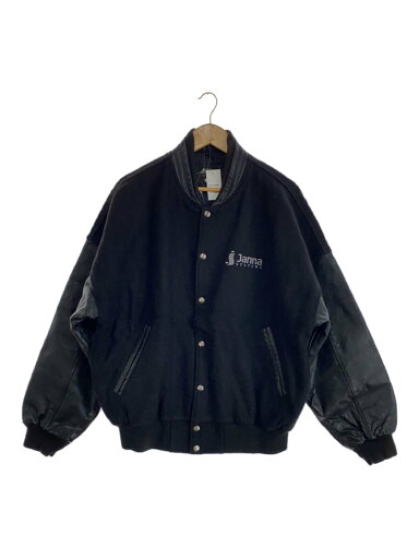 【中古】jjm/スタジャン/アームレザー/L/ウール/BLK/無地/20e5223【メンズウェア】 【中古】jjm/スタジャン/アームレザー/L/ウール/BLK/無地/20e5223【メンズウェア】