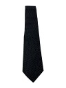 【中古】DOLCE&GABBANA◆総柄ネクタイ/シルク/BLK/総柄/メンズ【服飾雑貨他】