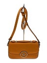 【中古】GUCCI◆ダブルG/ショルダーバッグ/レザー/ORN/739722【バッグ】