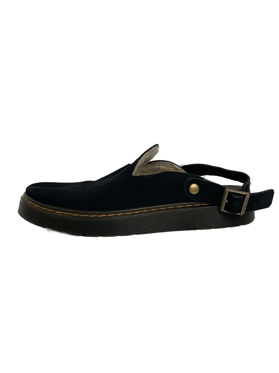 【中古】Dr.Martens◆サンダル/UK9/BLK/スウェード/CARLSON SANDAL【シューズ】