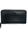 【中古】TORY BURCH◆長財布/レザー/BLK/無地/レディース/10005933/ラウンド【服飾雑貨他】(4)