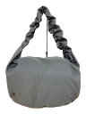 【中古】OUAT◆ショルダーバッグ/ナイロン/GRY/無地【バッグ】(4)
