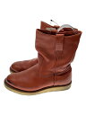 【中古】RED WING◆ペコスブーツ・ペコスブーツ/25cm/BRW【シューズ】